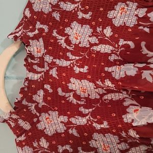 A. N. A Women's XXL Floral Blouse